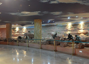 化石發(fā)掘、修復(fù)現(xiàn)場(chǎng)場(chǎng)景