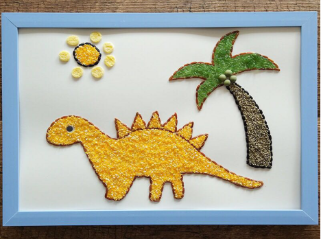 五谷雜糧也能作恐龍畫？快來報名吧