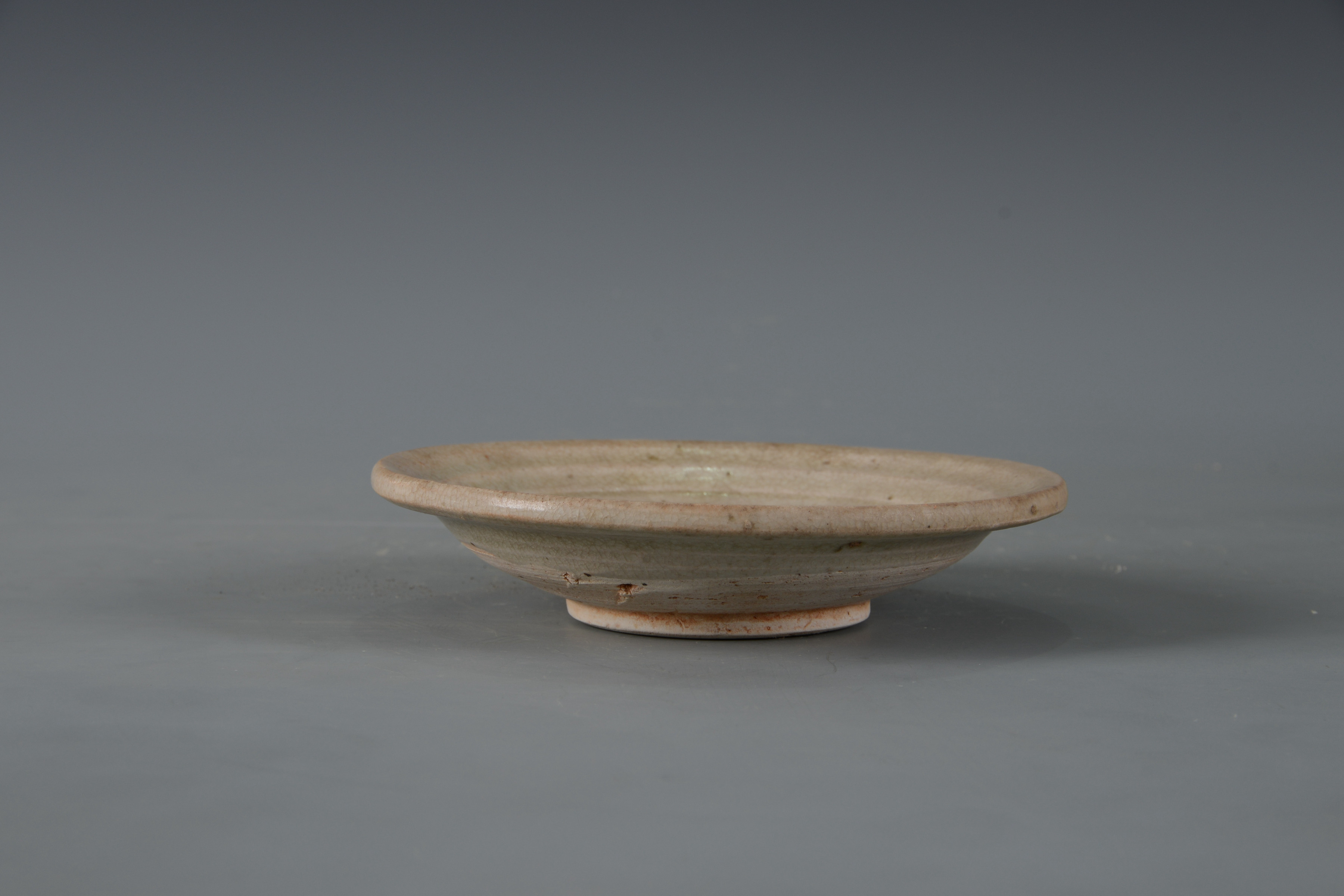 宋青白釉淺口瓷碟