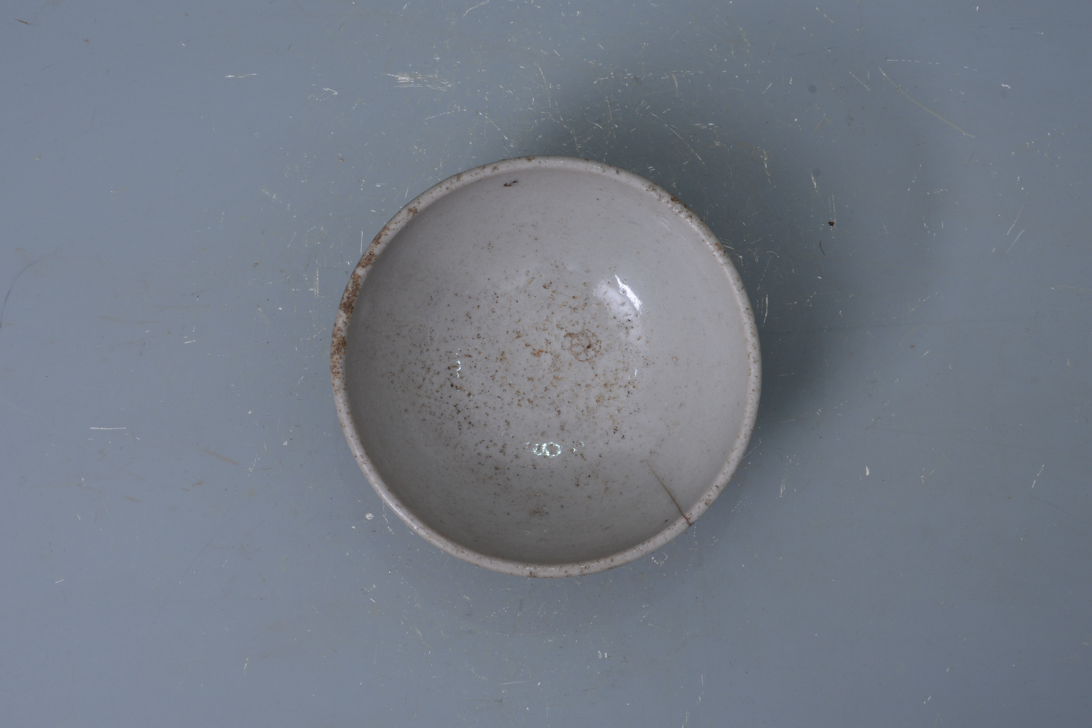 清青花雙喜花卉紋碗