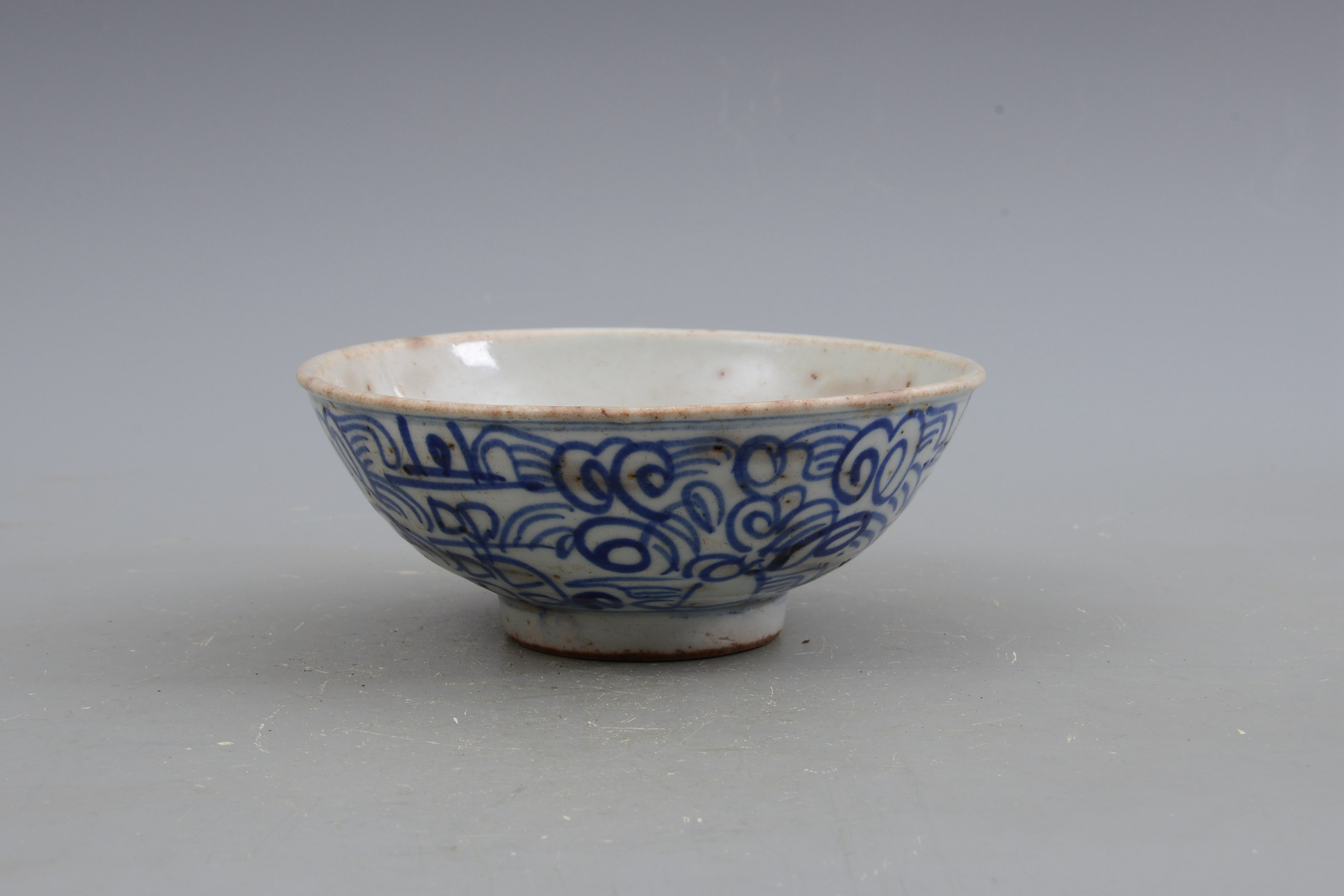 民國(guó)青花雙喜紋碗