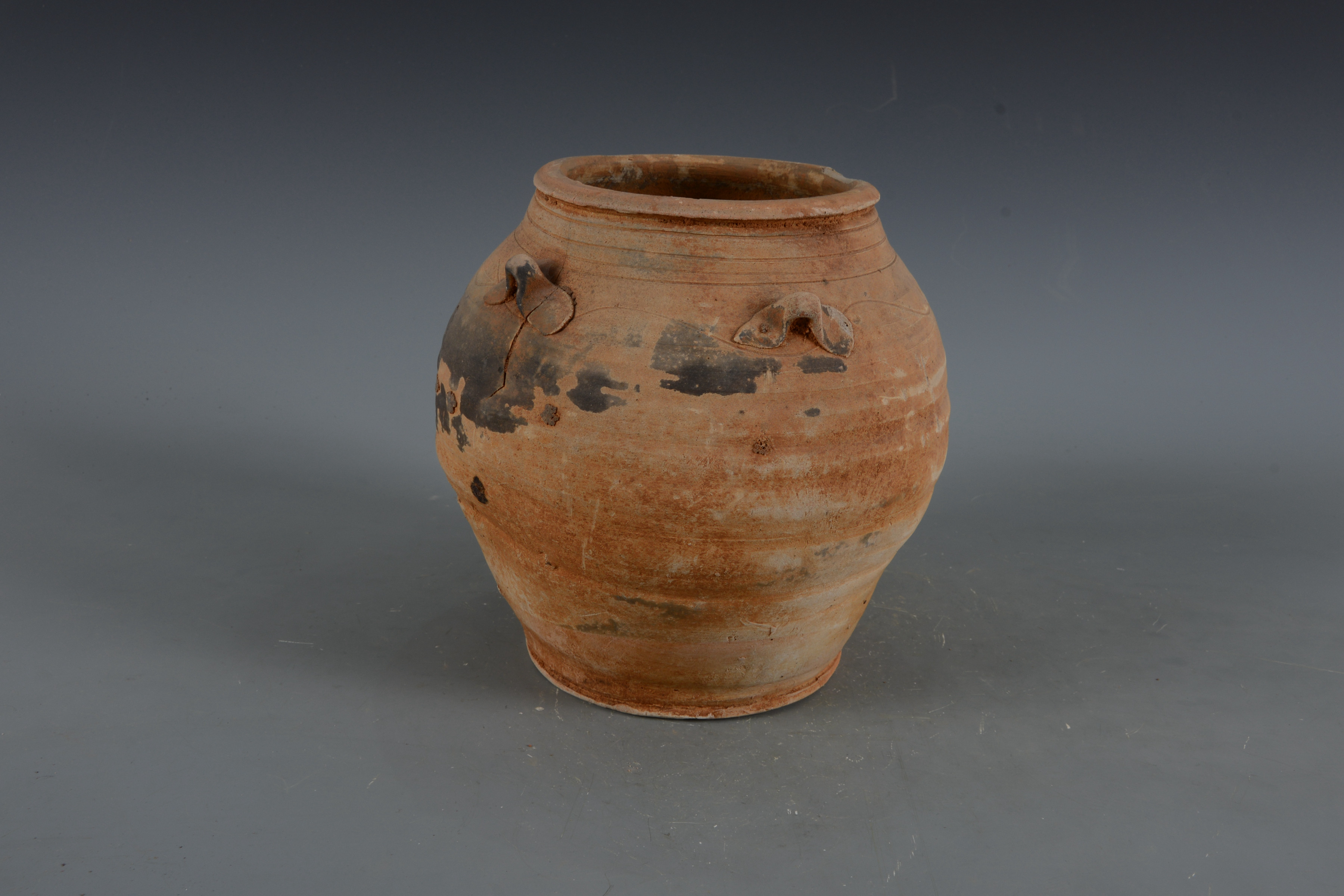 宋褐釉四系陶罐