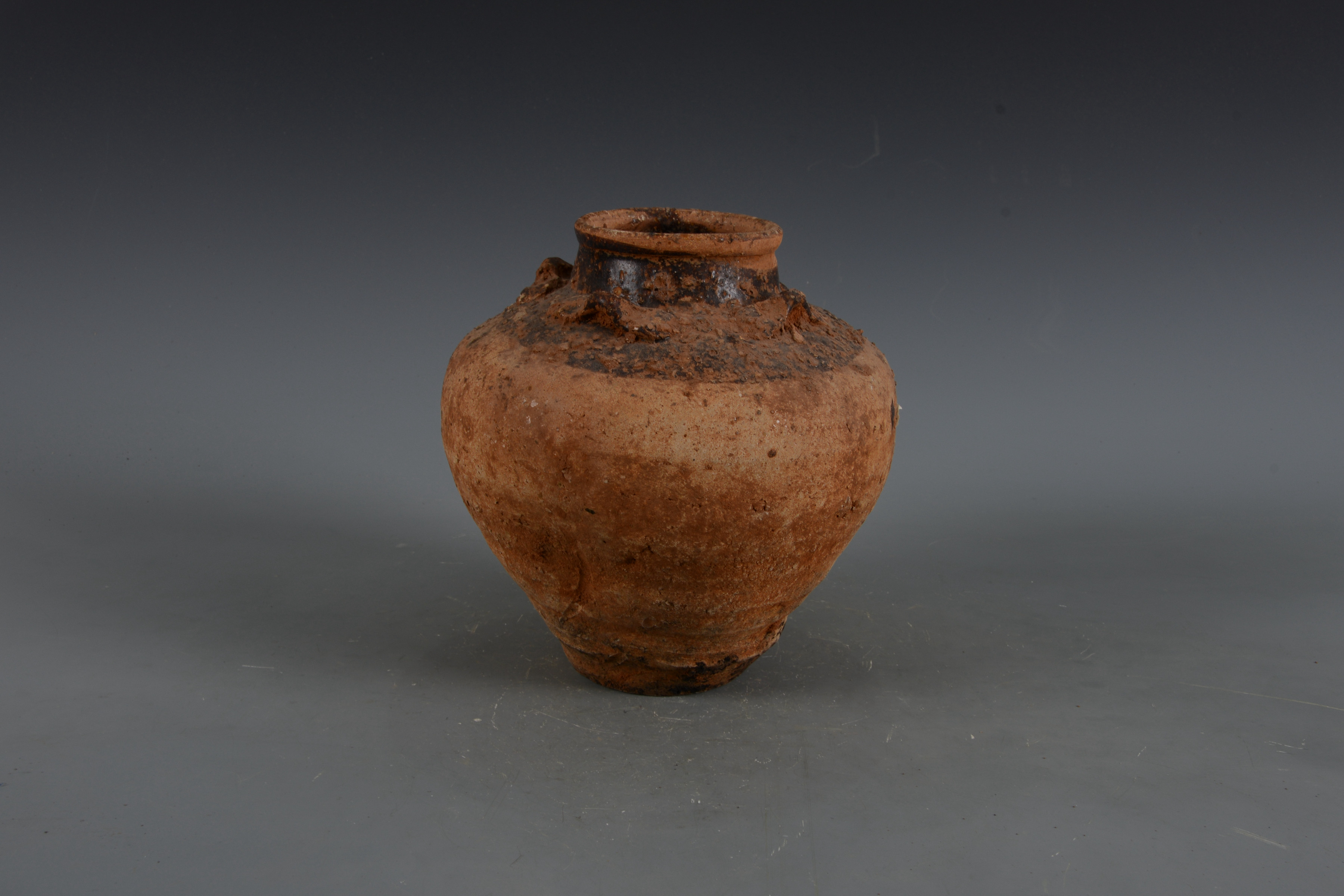 宋褐釉四系陶罐