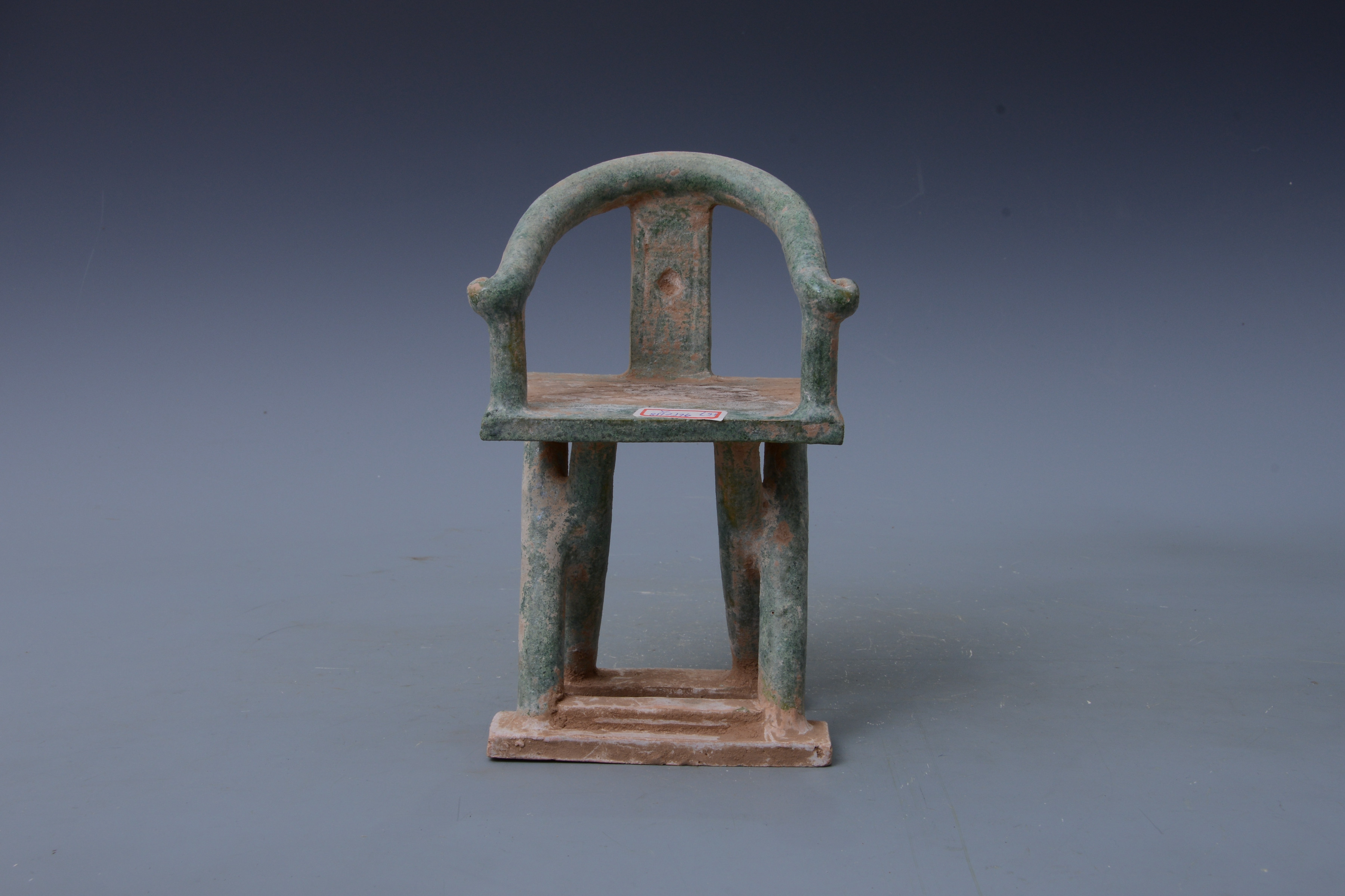 明素三彩琺華陶椅