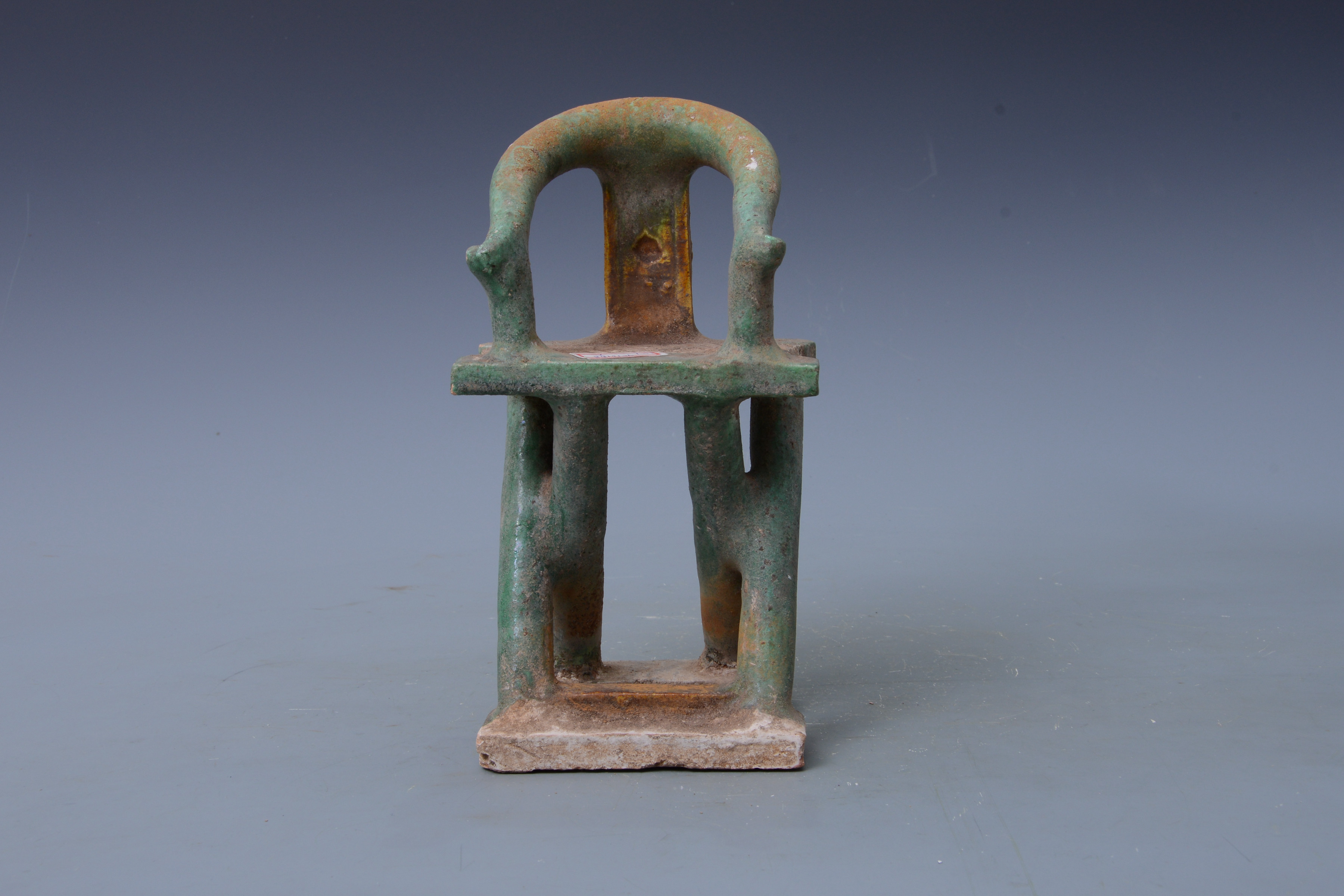 明素三彩琺華陶椅