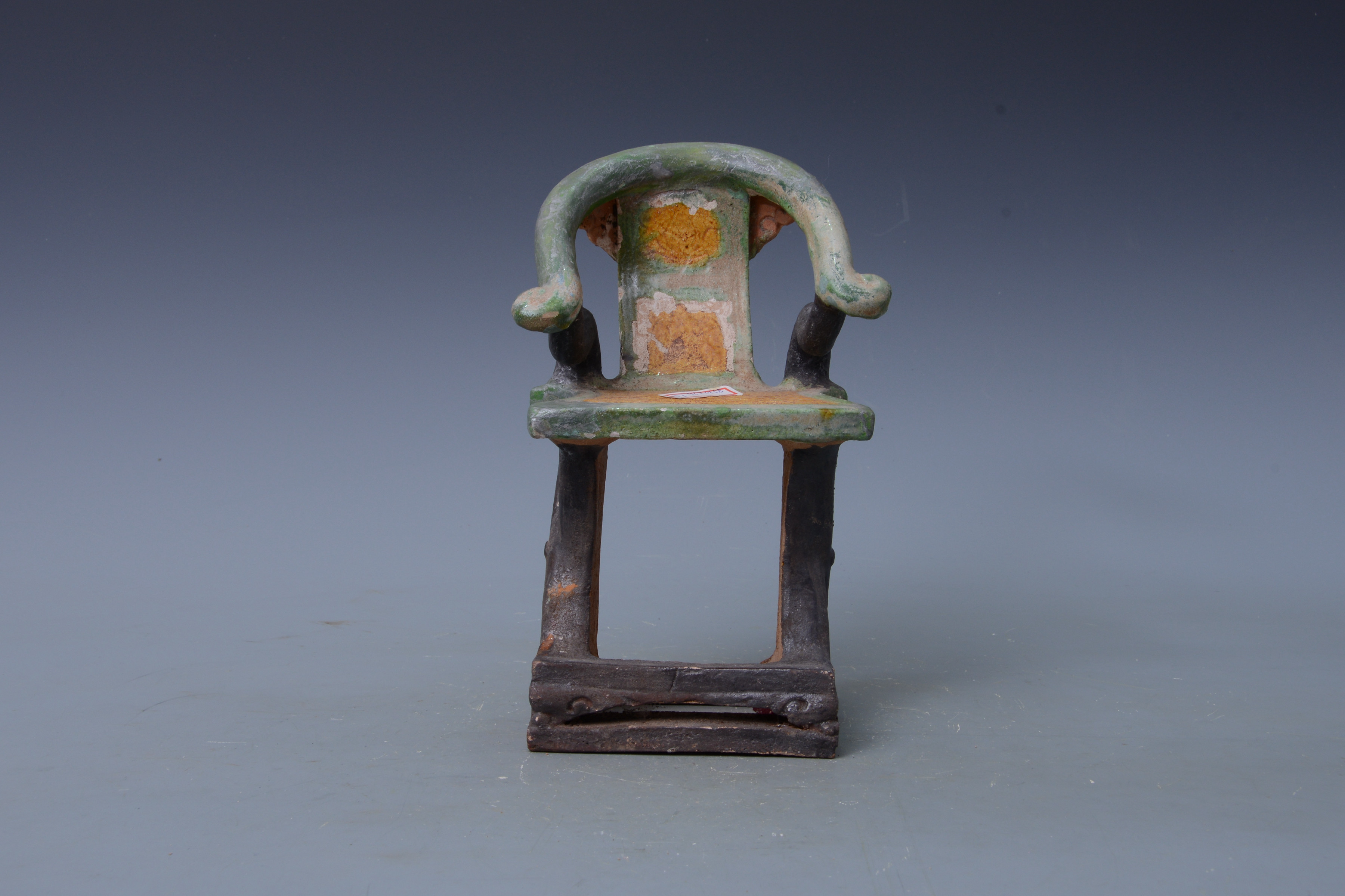 明素三彩琺華陶椅